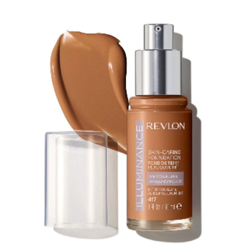 Revlon Illuminance Skin Caring Foundation Warm Caramel 417